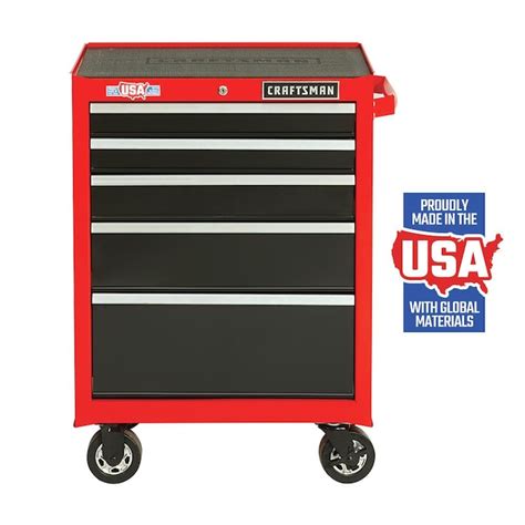 craftsman 26.5 in 6 drawer steel rolling tool cabinet youtube|craftsman 5 drawer tool chest.